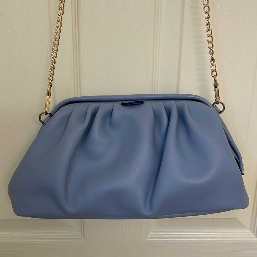 A New Day Blue Chain Strap Bag
